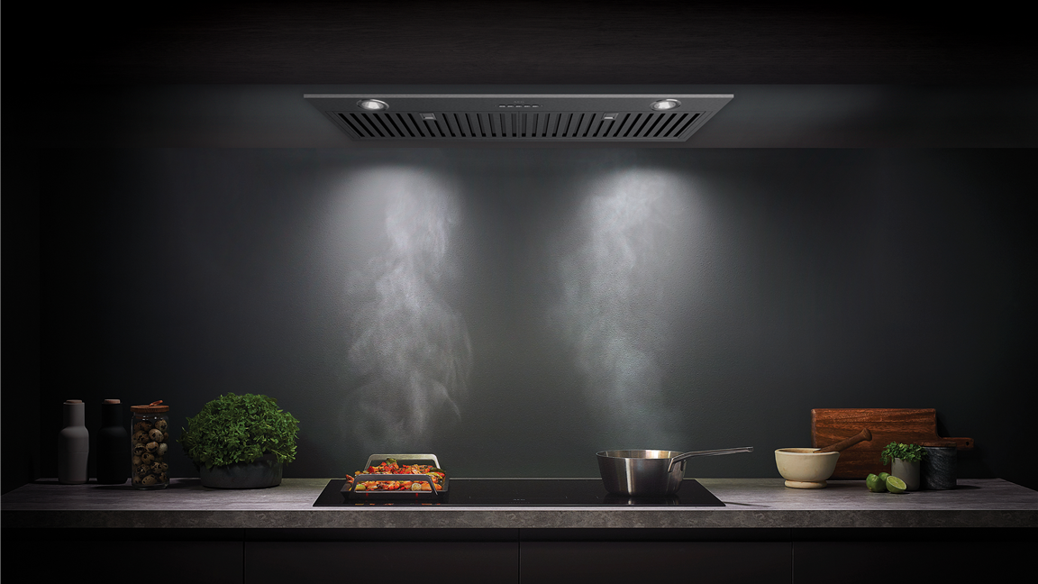 90CM QUIET CANOPY RANGEHOOD DBR9989HB AEG